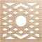 Ekena Millwork Chevron Wood Fretwork Pierced Ceiling Medallion, Alder, 26"OD x 6 3/4"ID x 1/4"T CMWP26X26X0250CHAL - alternate 1